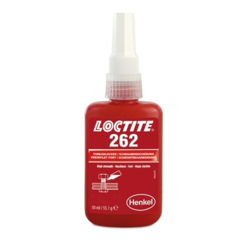 Loctite 262 – 50 ml – Tiksotropno metakrilatno lepilo za vijačno varovanje srednje/visoke trdnosti 9002010000835