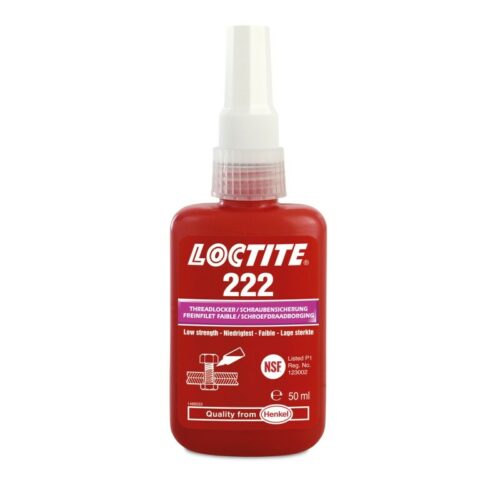 Loctite 222 – 50 ml – Izdelek za varovanje vijakov nizke trdnosti – 9002010000781