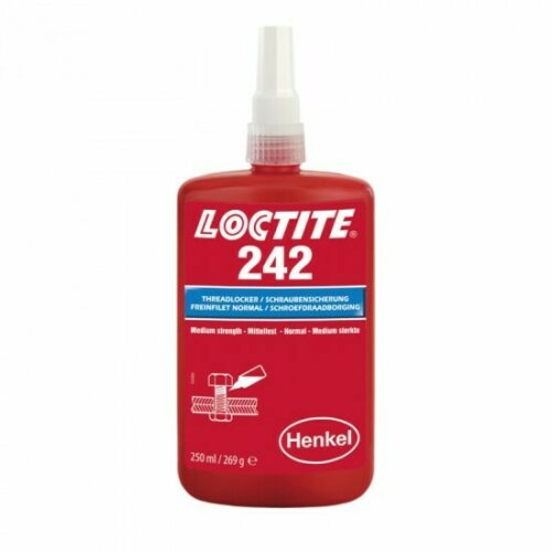 Loctite 242 – 250 ml – Tiksotropno lepilo za vijačno varovanje – 9002010000101