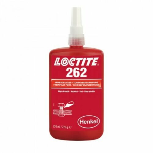 Loctite 262 – 250 ml – Tiksotropno metakrilatno lepilo za vijačno varovanje srednje/visoke trdnosti 9002010299314