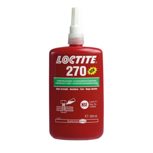 LOCTITE 270 – 250ml – za trajno zaklepanje in tesnjenje navojnih pritrdilnih elementov – 9002010000125