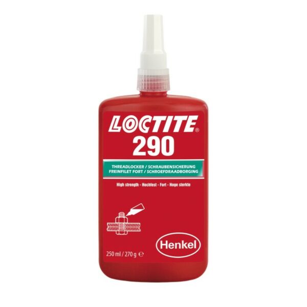 Loctite 290 - 250 ml - Izdelek za varovanje vijakov srednje/visoke trdnosti - 5390331337933