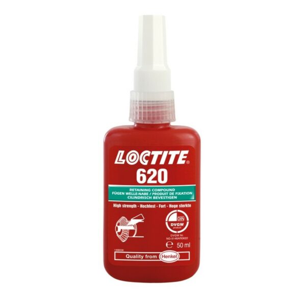 Loctite 620 - 50 ml - Sredstvo za spajanje cilindričnih delov visoke trdnosti - 9002010000910